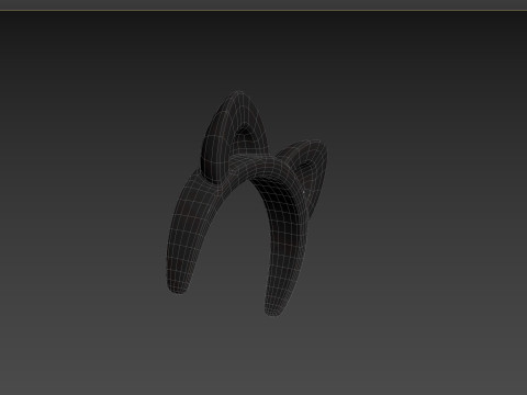 Prop103 Cat Headband 3D Model