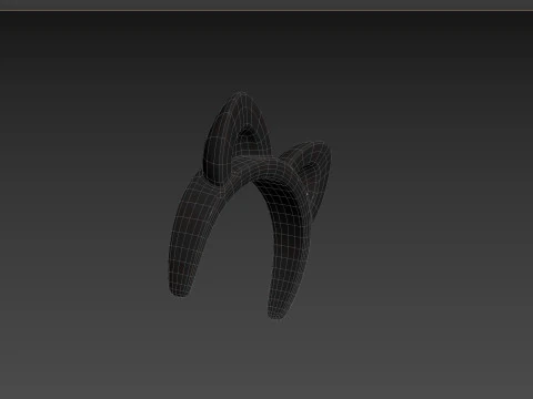 Prop103 Cat Headband 3D Model