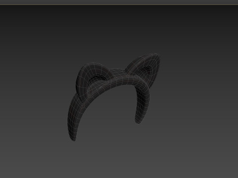Prop103 Cat Headband 3D Model
