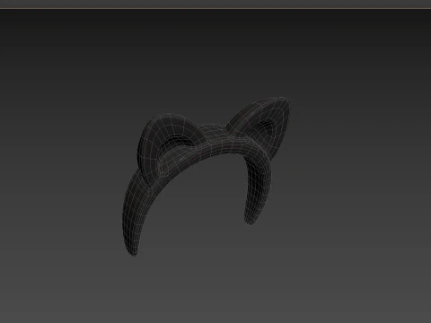 Prop103 Cat Headband 3D Model