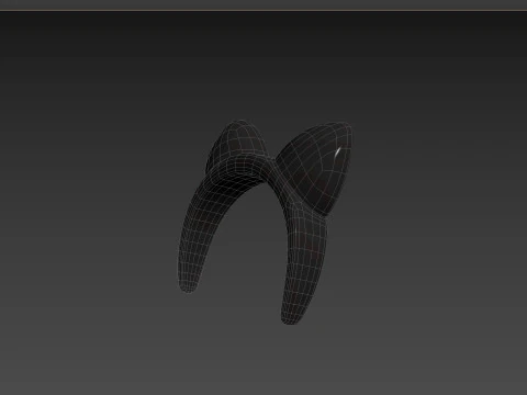 Prop103 Cat Headband 3D Model