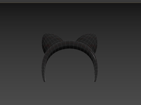 Prop103 Cat Headband 3D Model
