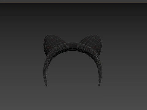 Prop103 Cat Headband 3D Model