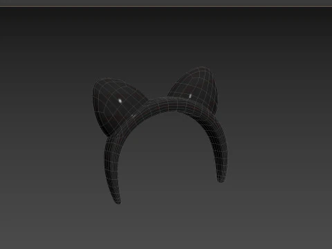 Prop103 Cat Headband 3D Model