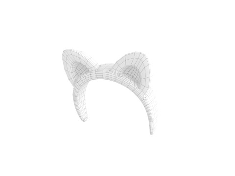 Prop103 Cat Headband 3D Model