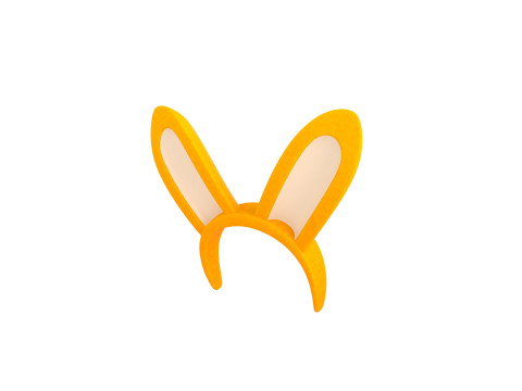 Prop104 Rabbit Headband 3D Model