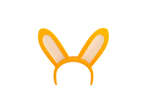 Prop104 Rabbit Headband 3D Модель