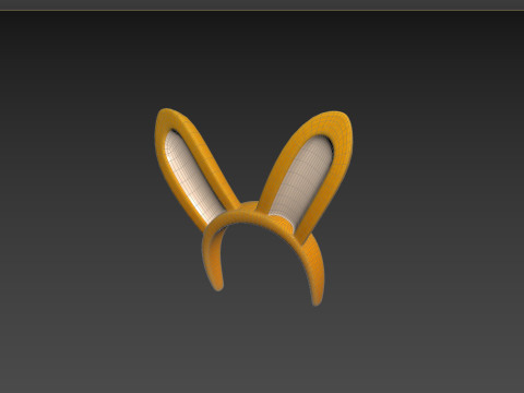 Prop104 Rabbit Headband 3D Модель