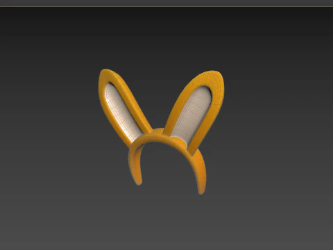 Prop104 Rabbit Headband 3D Model