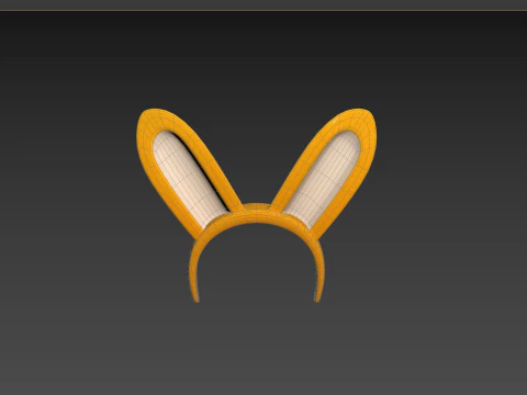 Prop104 Rabbit Headband 3D Model
