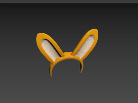 Prop104 Rabbit Headband 3D Model