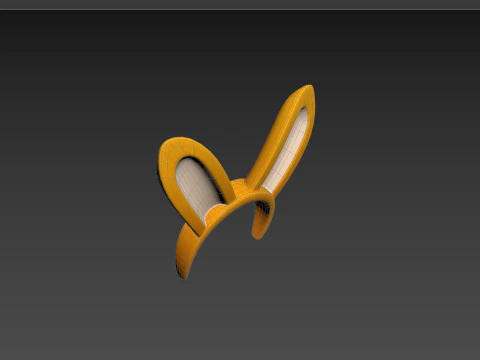 Prop104 Rabbit Headband 3D Model