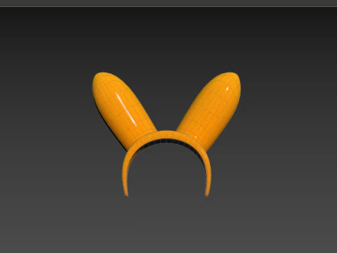 Prop104 Rabbit Headband 3D Model