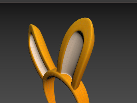 Prop104 Rabbit Headband 3D Модель