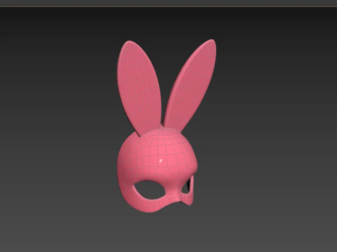 Prop107 Rabbit Mask 3D Model