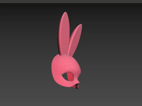 Prop107 Rabbit Mask 3D Model