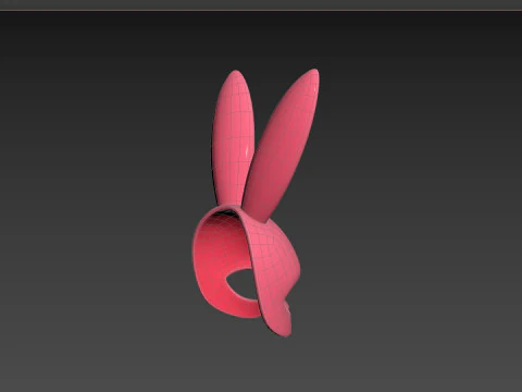 Prop107 Rabbit Mask 3D Model