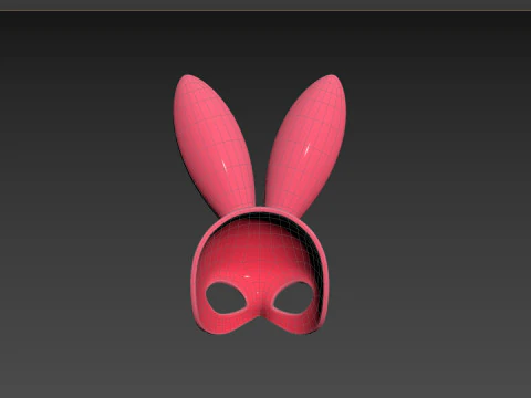 Prop107 Rabbit Mask 3D Model