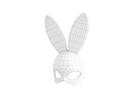 Prop107 Rabbit Mask 3D Model