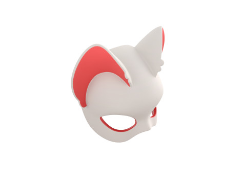 Prop109 Cat Mask 3D 모델