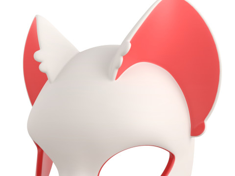 Prop109 Cat Mask 3D 모델