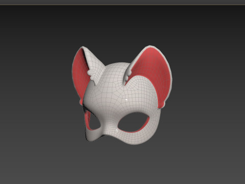 Prop109 Cat Mask 3D 모델