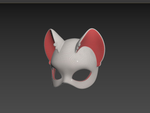Prop109 Cat Mask 3D 모델