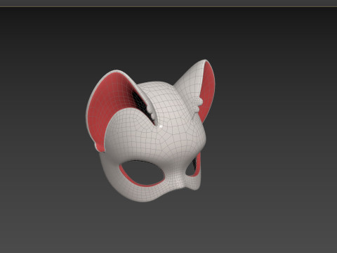 Prop109 Cat Mask 3D 모델