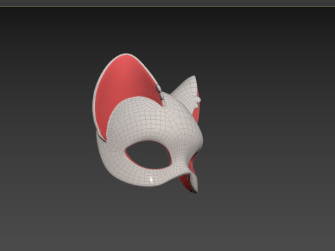 Prop109 Cat Mask 3D 모델