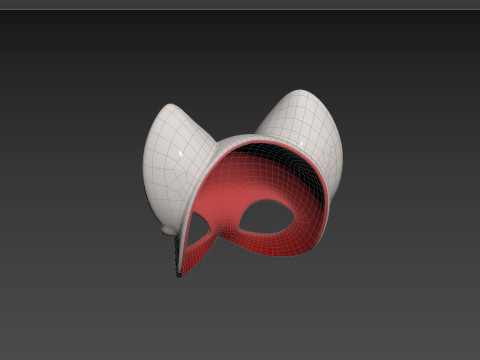 Prop109 Cat Mask 3D 모델