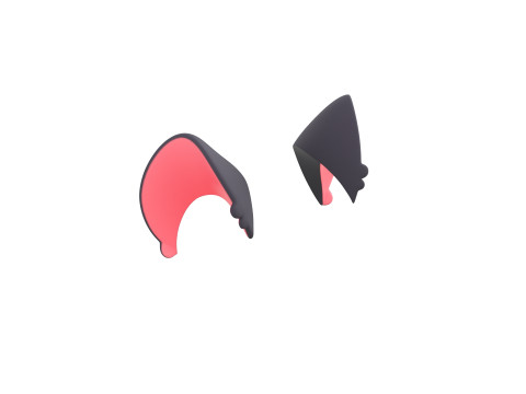 Prop110 Cat Ear Modello 3D