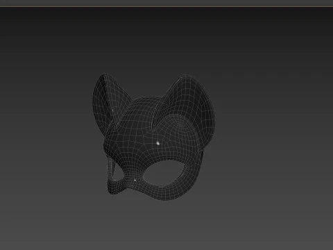 Prop111 Cat Mask 3D Model