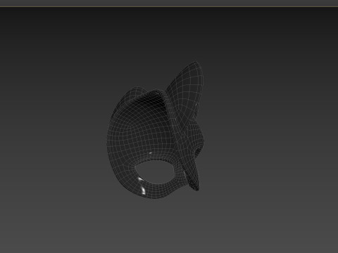 Prop111 Cat Mask 3D Model