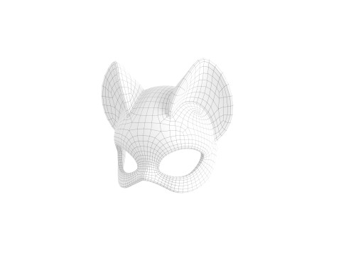 Prop111 Cat Mask 3D Model
