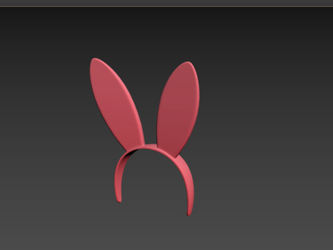 Prop112 Bunny Headband 3D Model