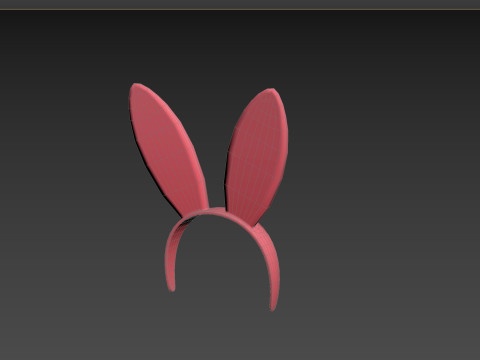 Prop112 Bunny Headband 3D Model