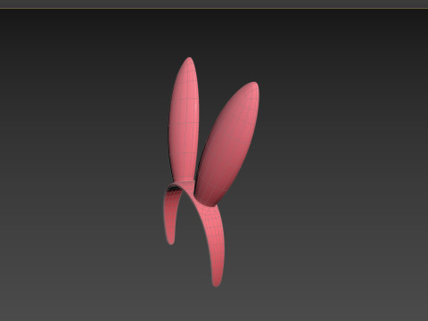 Prop112 Bunny Headband 3D Model