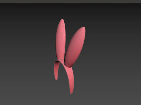 Prop112 Bunny Headband 3D Model