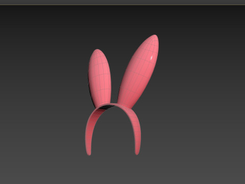 Prop112 Bunny Headband 3D Model