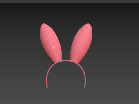 Prop112 Bunny Headband 3D Model