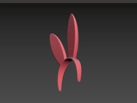 Prop112 Bunny Headband 3D Model