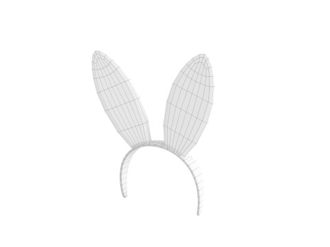 Prop112 Bunny Headband 3D Model