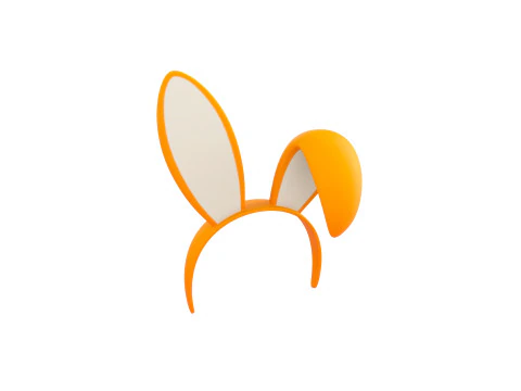 Prop113 Bunny Headband 3D Model