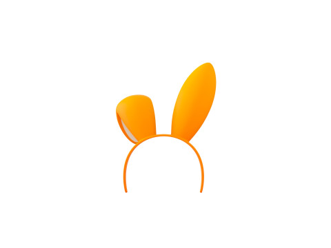 Prop113 Bunny Headband 3D Modell