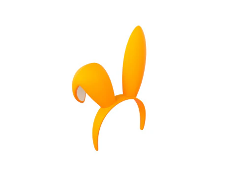 Prop113 Bunny Headband 3D Model