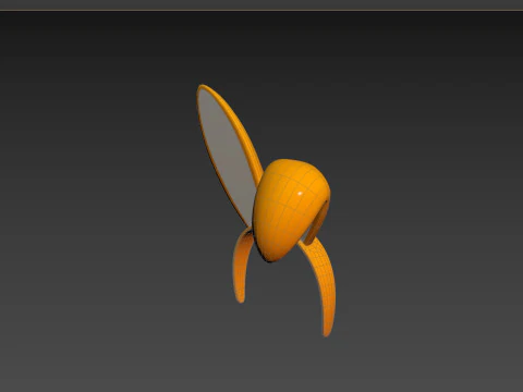 Prop113 Bunny Headband 3D Model