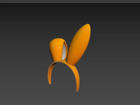 Prop113 Bunny Headband 3D Model