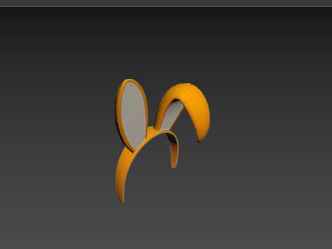 Prop113 Bunny Headband 3D Model