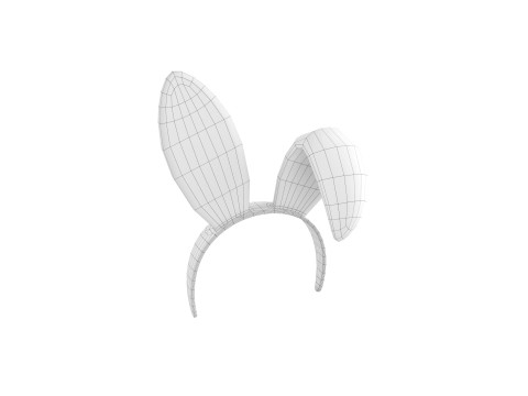 Prop113 Bunny Headband 3D Modell