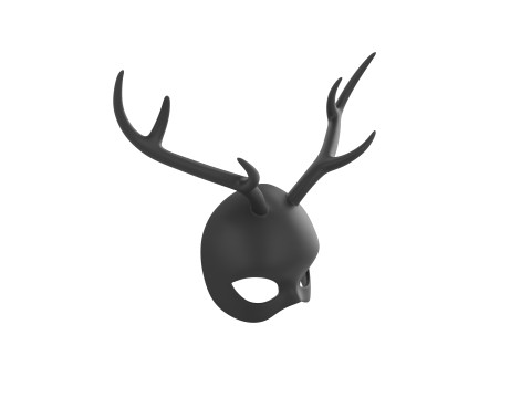 Prop114 Deer Mask Modelo 3D
